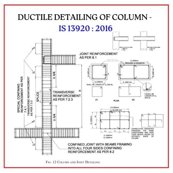 Ductile Detailing of Column