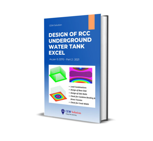 Design of Underground Water Tank Excel Sheet