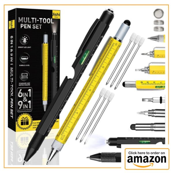 Multi-tool pen set gift for professionals