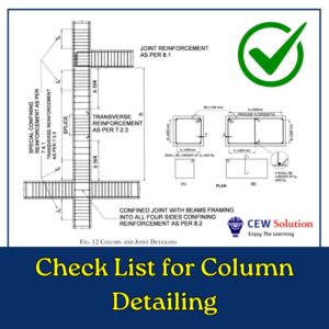 Checklist for Column Detailing